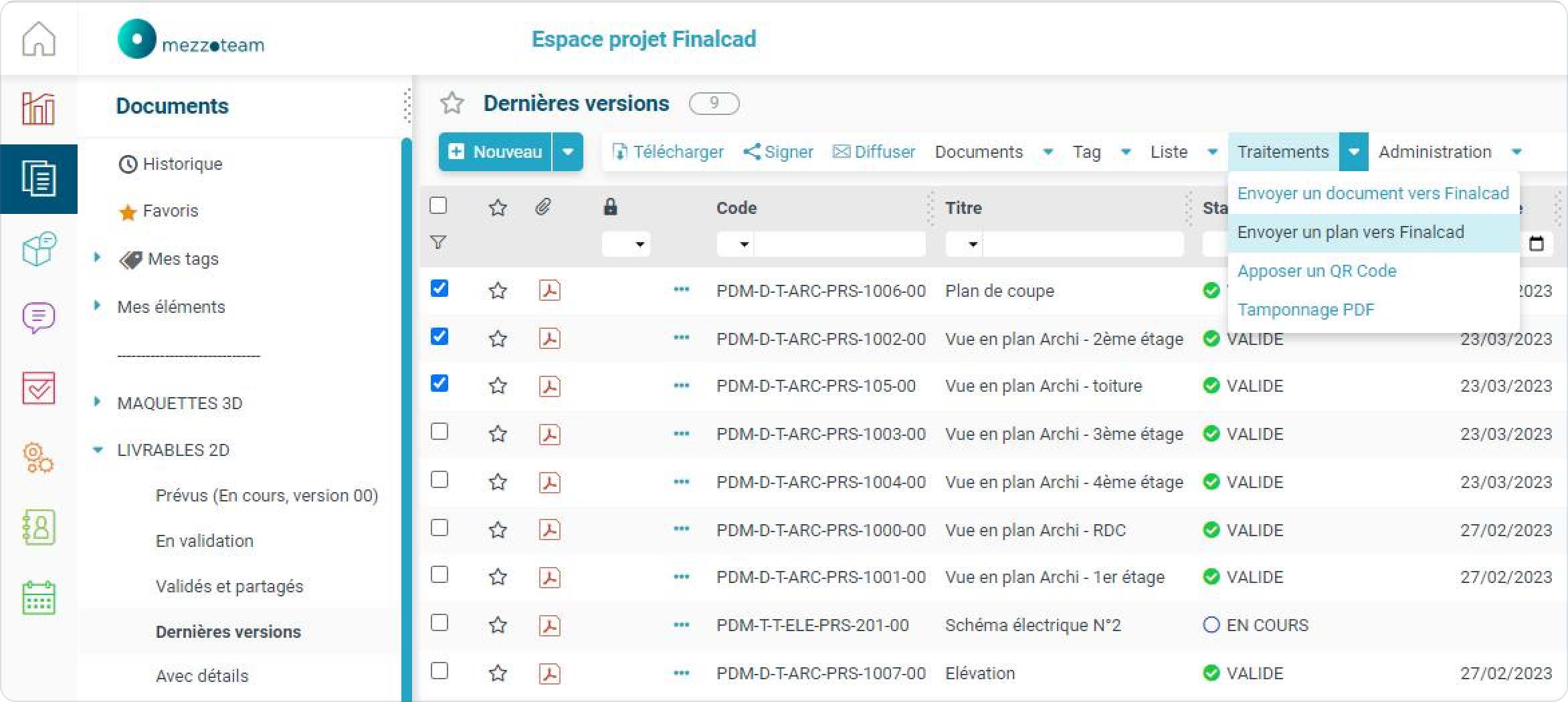 Finalcad And Mezzoteam Are Enabling Automated Distribution Of Updated Plans